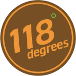 118 degrees
